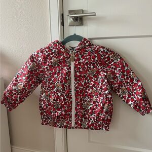 Moschino Kids strawberry-print jacket